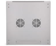 Extralink Szafka wisząca rack 9U 600x600 szara szklane drzwi EX.8581 - 489305 - zdjęcie 6